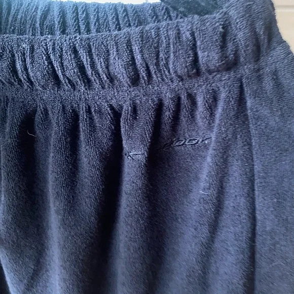 NWT VTG Reebok Black Drawstring Terry Cotton Blend Women's Shorts Size Large - Picture 4 of 9